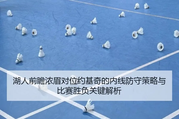 湖人前瞻浓眉对位约基奇的内线防守策略与比赛胜负关键解析